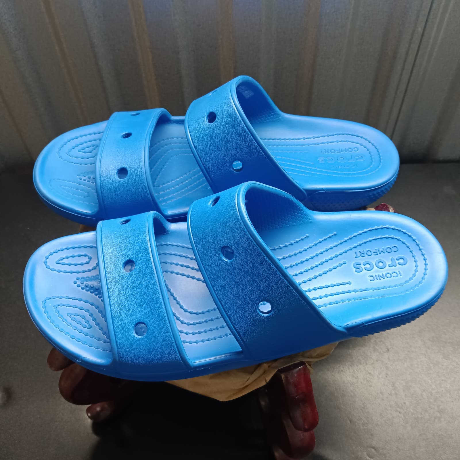 Crocs Adult Unisex Classic Slip On Sandals Royal Blue